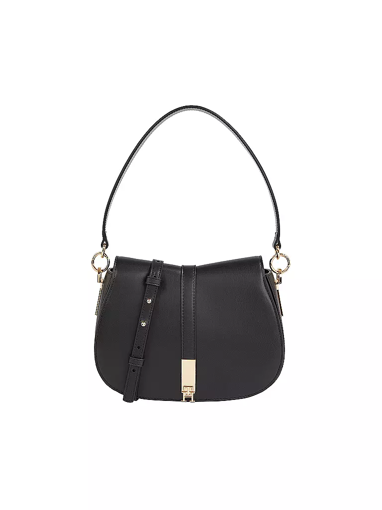 TOMMY HILFIGER Tasche Umhangetasche TH HERITAGE schwarz